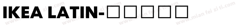 IKEA LATIN字体转换